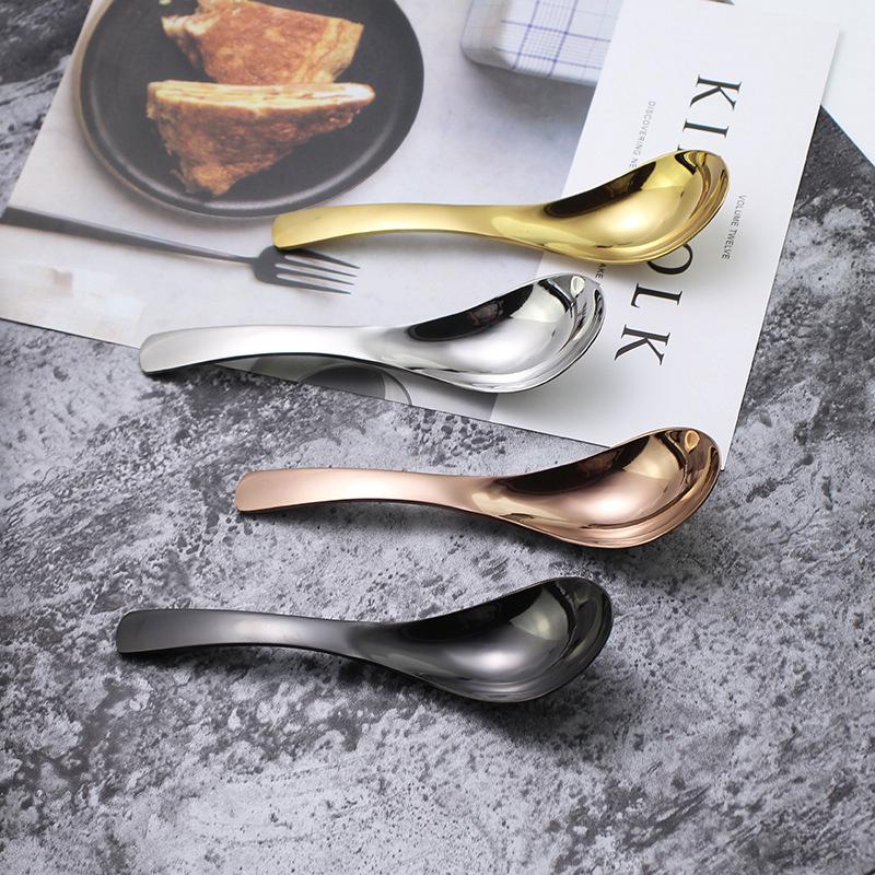 Thìa Muỗng Inox 304  Cao Cấp ăn Cơm Cute Dày Dặn Tiện Dụng Cho Nhà Bếp