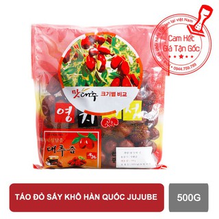 Táo đỏ sấy khô hàn quốc jujube 500g