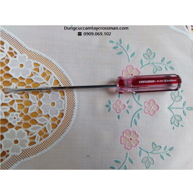 Tua vít bake, dẹp Crossman cán sọc cao cấp