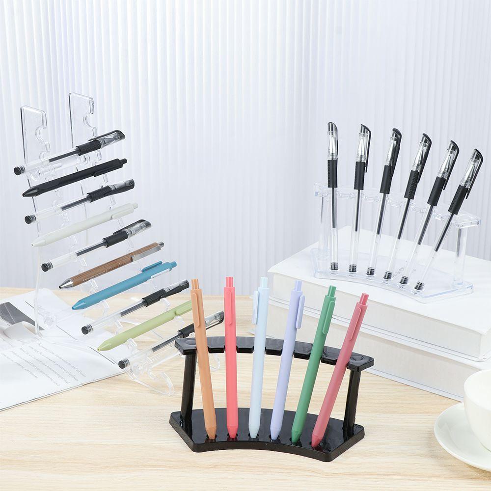 UUMIR Giá Đỡ Bút Bi 6 / 12 Ngăn Bằng Acrylic Tiện Dụng