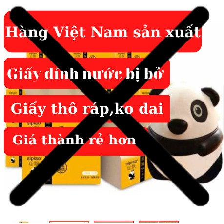 [TRỢ GIÁ❤️] GIẤY ĂN GẤU TRÚC SIPIAO LOẠI 1⚡ XỊN 300 TỜ, THÙNG 30 GÓI CAM KẾT DAI 3 LỚP/TỜ