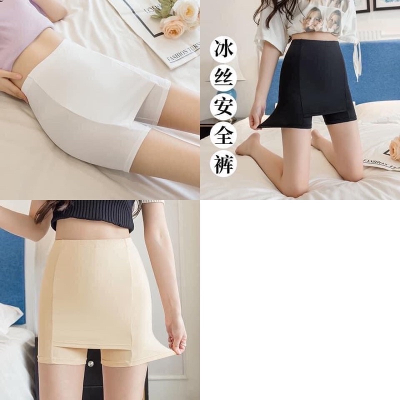 Quần đùi bảo hộ an toàn bên trong váy thiết kế thời thượng đi làm đi tiệc
