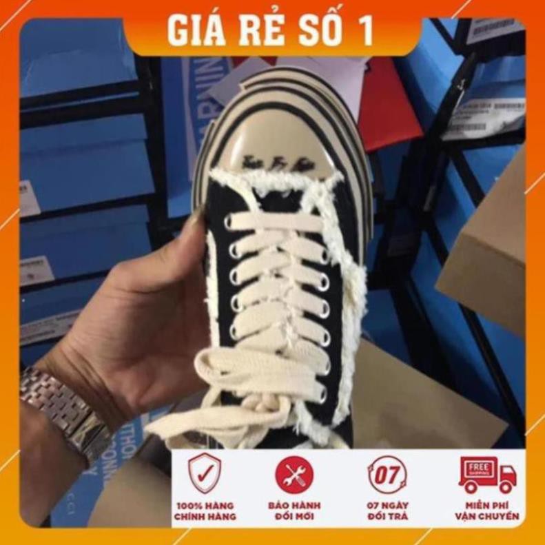 [Hot trend-Freeship] Giày sneaker  XVESSEL đế trắng nữ style rách cao 3,5-4cm | BigBuy360 - bigbuy360.vn