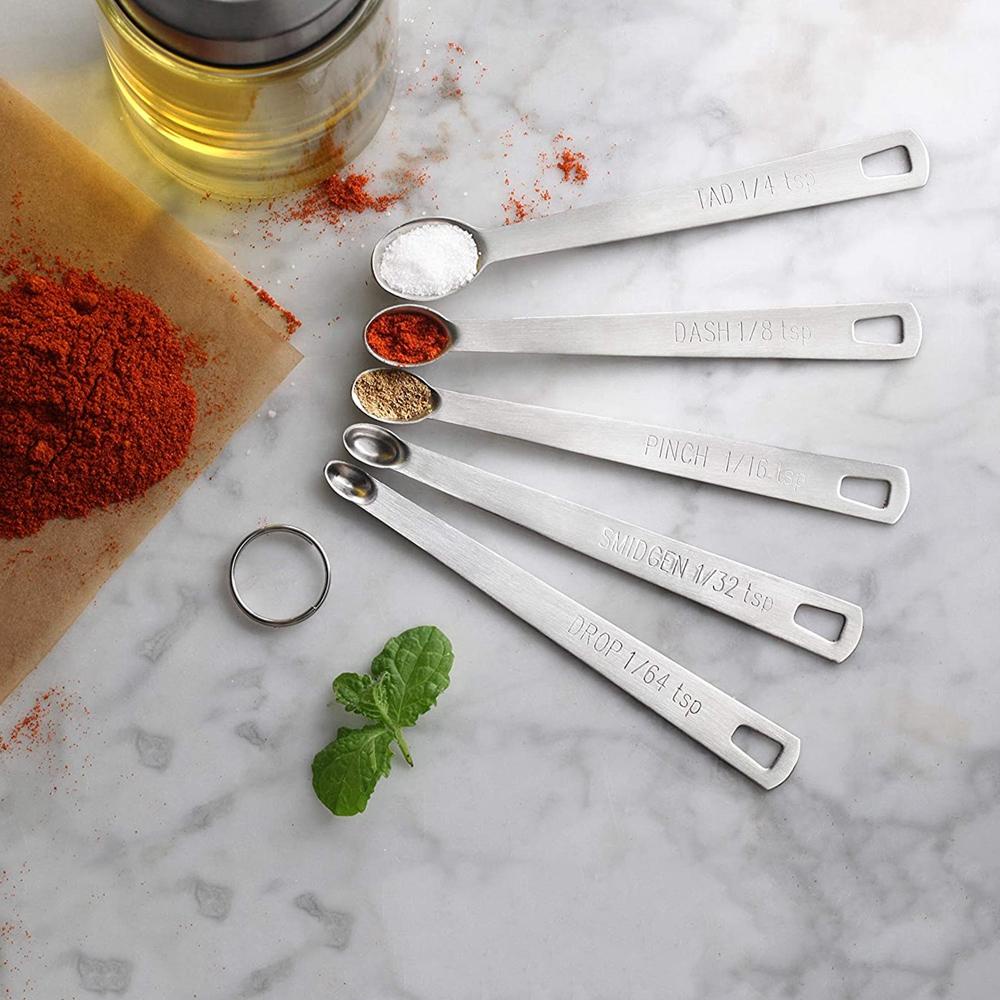 Muỗng Đo Lường Thanh Lịch Tiện Lợi|Set 5 Dụng Cụ Đo Lường Trong Nhà Bếp