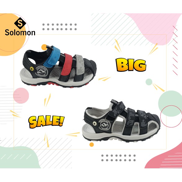 Sandal quai ngang ba sọc SD99907 cho bé