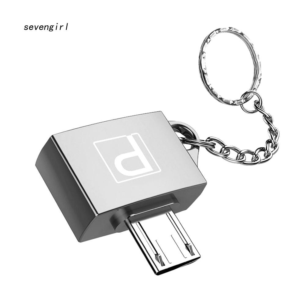 〖SG〗Mini Metal OTG Micro USB to USB 2.0 Adapter Convert Connector for Android Phone