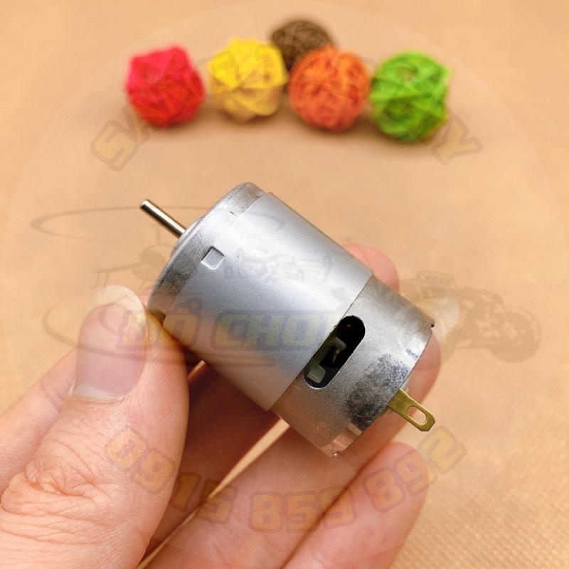 Động cơ 380 7.4V - 15000RPM có quạt làm mát. Dùng cho máy bay, tàu thuyền, ô tô mô hình RC