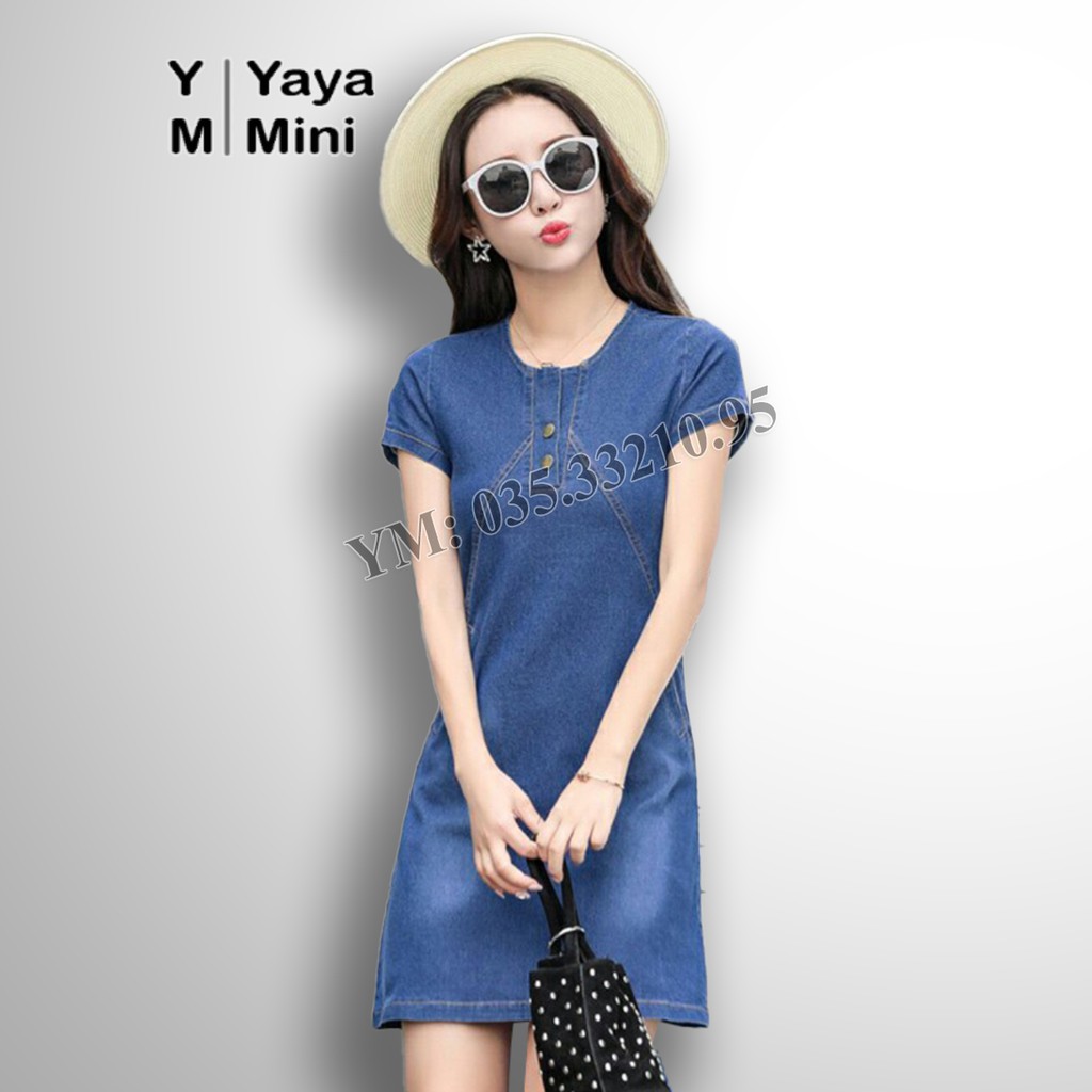 Đầm Jeans Nữ Cao Cấp YayaMini - MS 3479B [Hỗ Trợ Đổi Trả Miễn Phí]