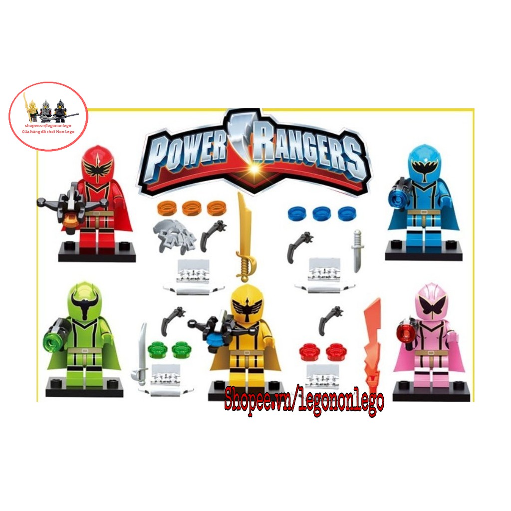 Lego siêu nhân kỵ mã mô hình Minifigure Power Ranger