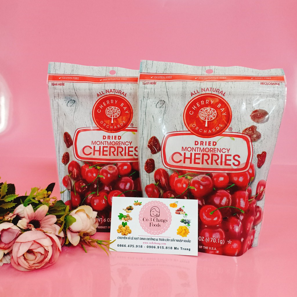 Quả (Anh Đào) Cherry sấy khô Cherry Bay Orchards gói 170gr
