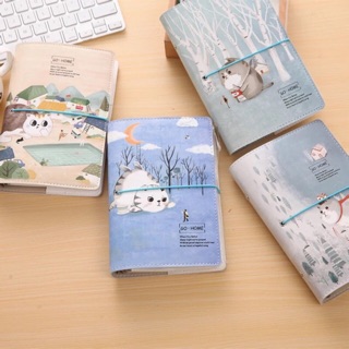 Sổ còng Planner Mèo Béo bìa PU