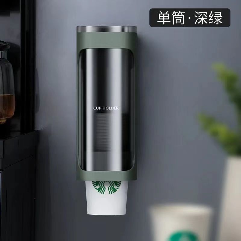 Giá Đỡ Cốc Giấy Bằng Nhựa Ổn Định Chống Bụi Dễ Dàng Mang Theo