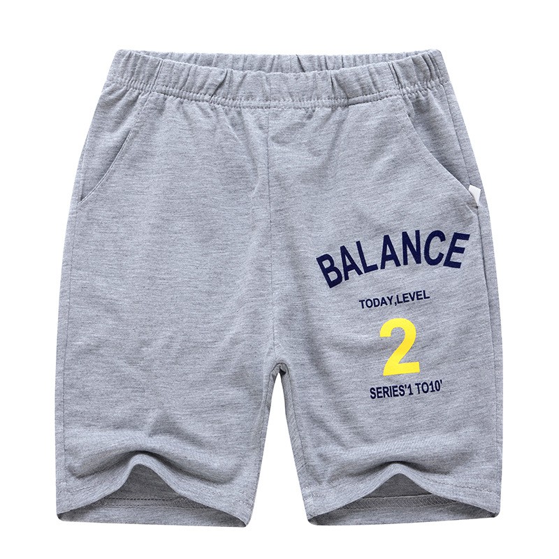 Quần short bé trai  quần thun họa tiết thể thao cho bé quần cotton hàng xuất