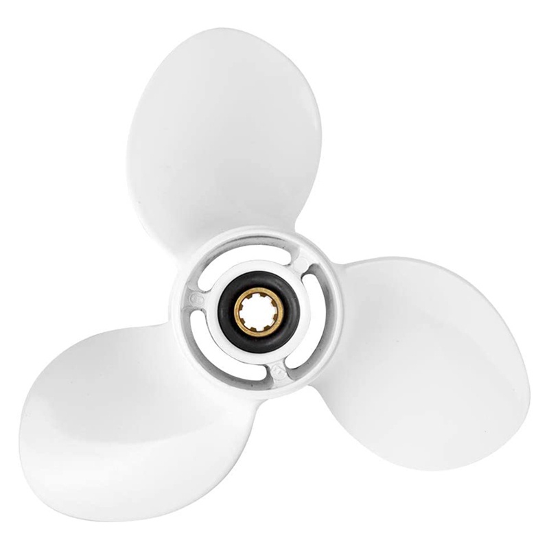 Cánh Quạt 3 Lưỡi 8 Spline Cho Động Cơ Thuyền Yamaha 9.9Hp 15Hp 9 1 / 4X 9