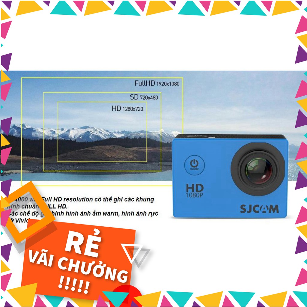 [SALE] Camera hành trình, camera hành động SJCAM SJ4000 wifi 2 inch, chất lượng full HD bảo hành 12 tháng, đổi trả 1 v