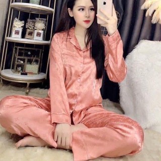 đồ bộ lụa gấm Tay dài