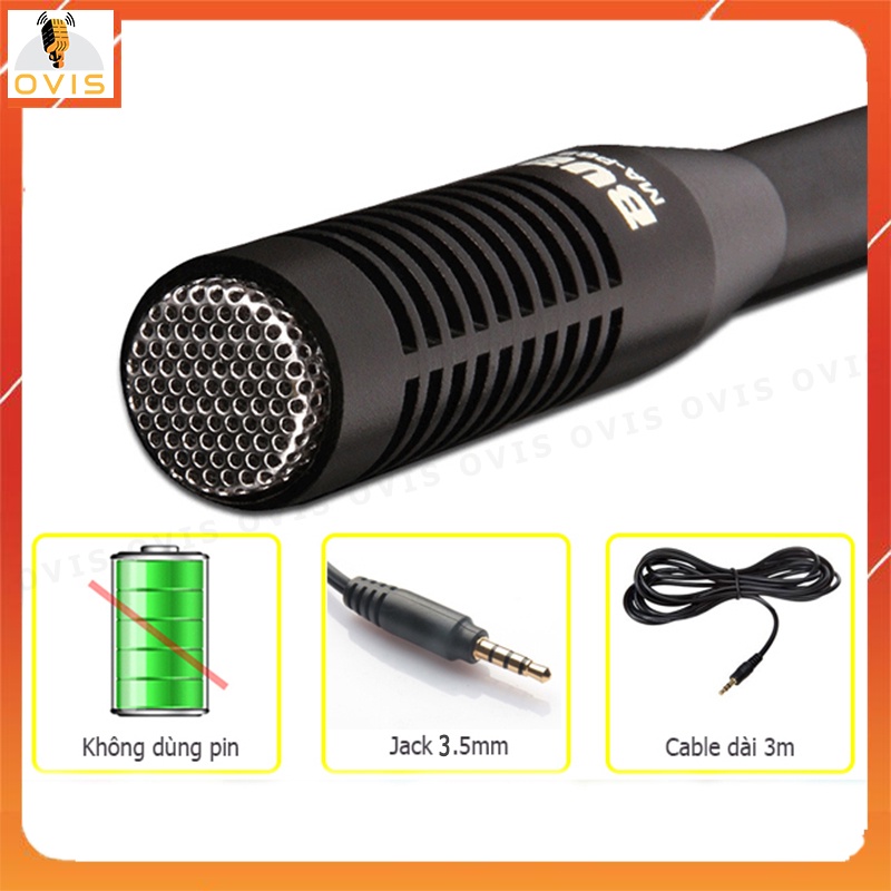 Micro Phỏng Vấn Cho Điện Thoại, Tablet, PC, Laptop, Máy Ảnh - BUB MA-P68