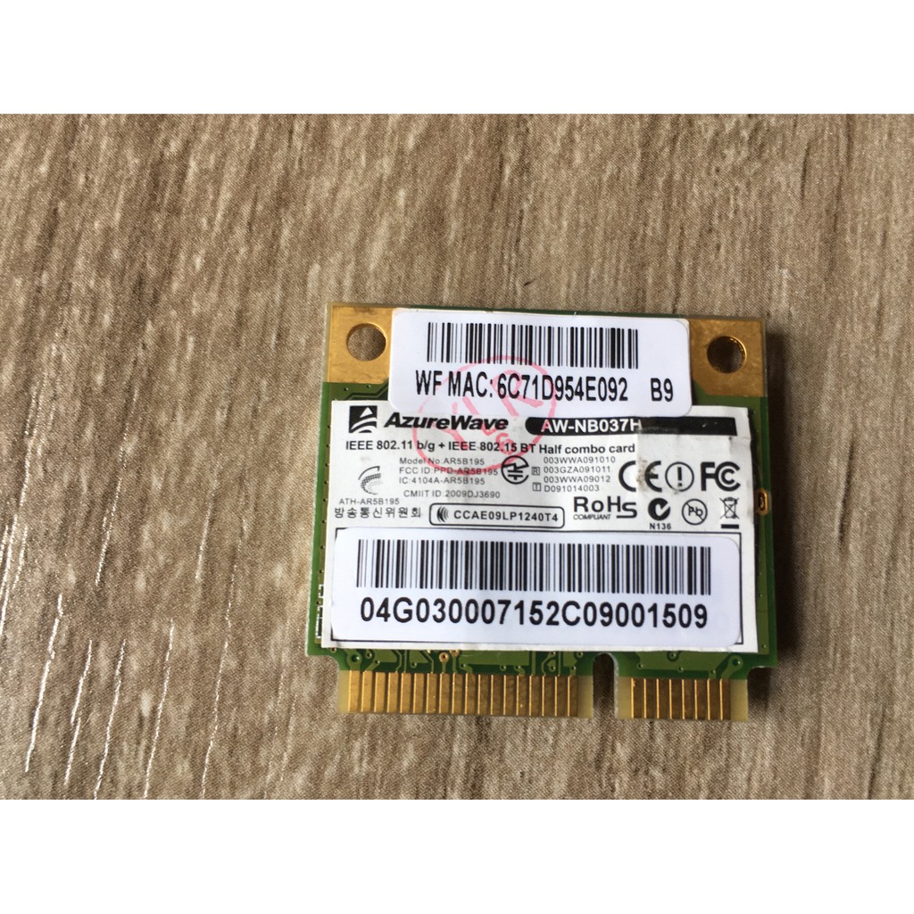 Card Wifi, có Bluetooth cho máy tính, laptop