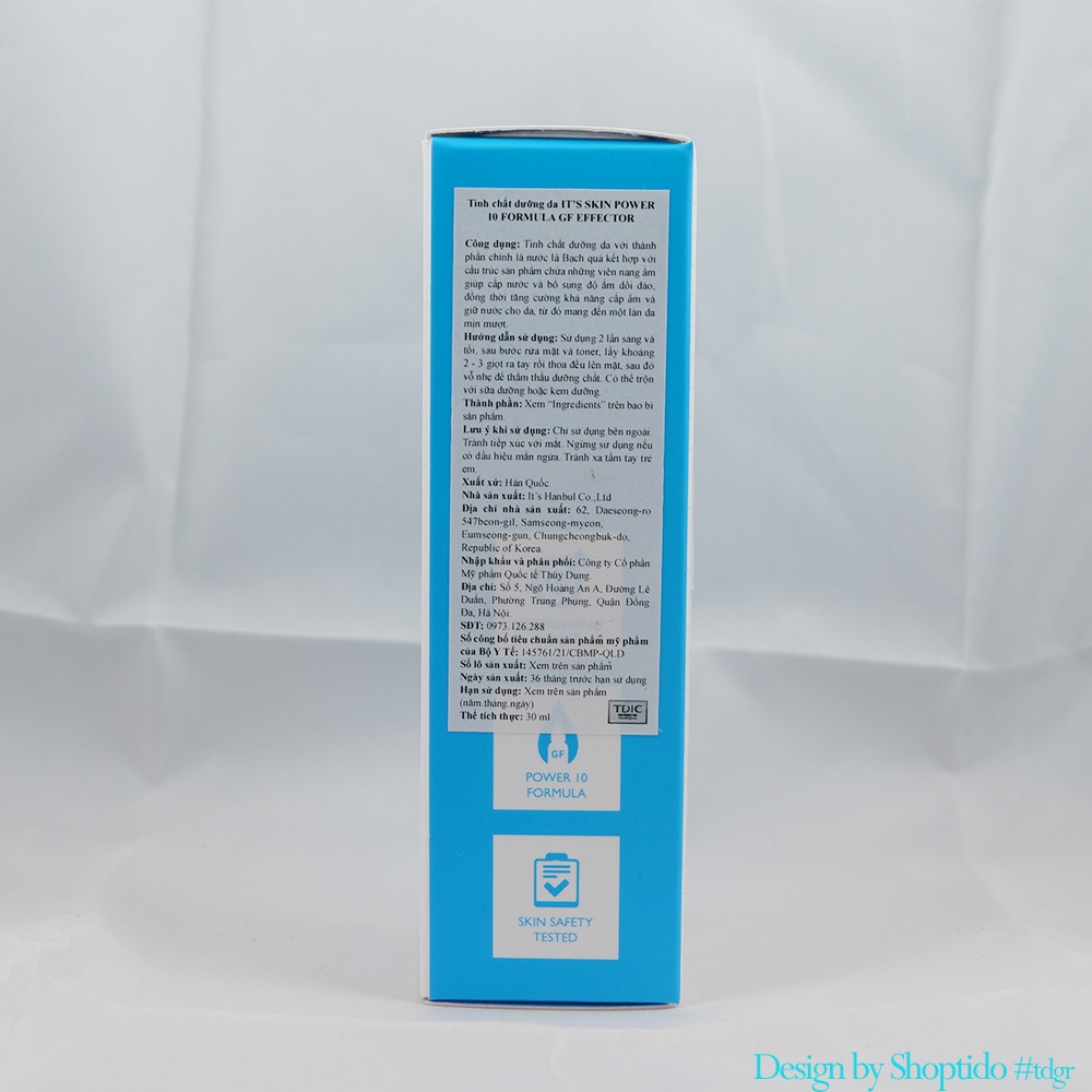 Tinh chất dưỡng da It’s Skin cấp ẩm, phục hồi, ngừa lão hóa da 30ml NPP Shoptido