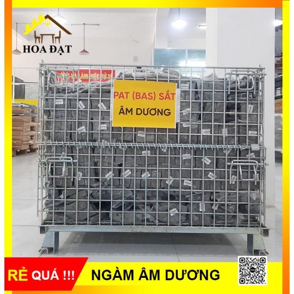 Pat  Sắt Liên Kết, Ngàm Kết Hợp Âm Dương Dùng Lắp Ráp Bàn Ghế Giá Rẻ - Bộ 2 Cái