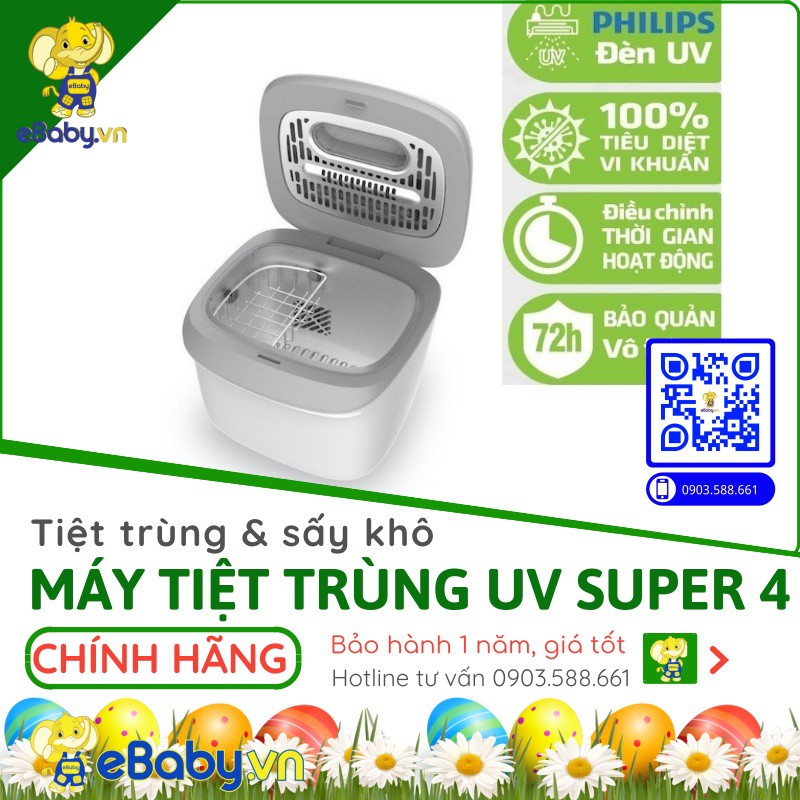 Máy Tiệt Trùng UV Sấy Khô Fatzbaby SUPER 4 FB4790MX - Tích hợp 4 chế độ - Bảo hành 12 tháng toàn quốc