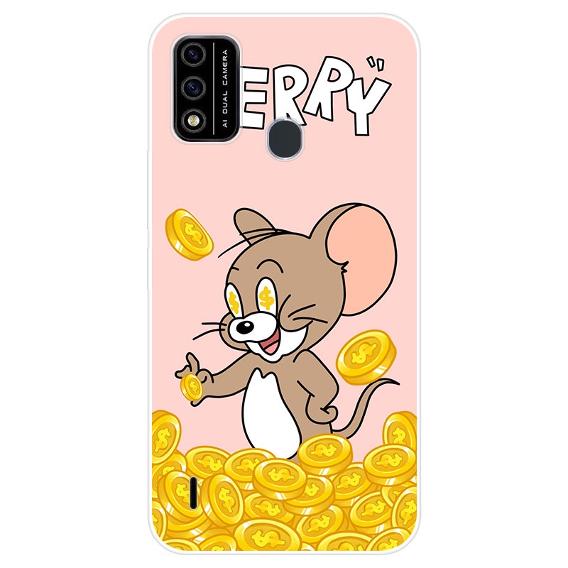 Ốp Điện Thoại TPU Silicon Mềm Họa Tiết Hoạt Hình Cho Itel A48 itelA48