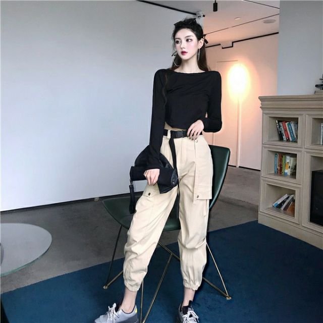 Order  quần jogger kaki ulzzang kèm thắt lưng siêu chất ( ảnh thật ở cuối) | BigBuy360 - bigbuy360.vn