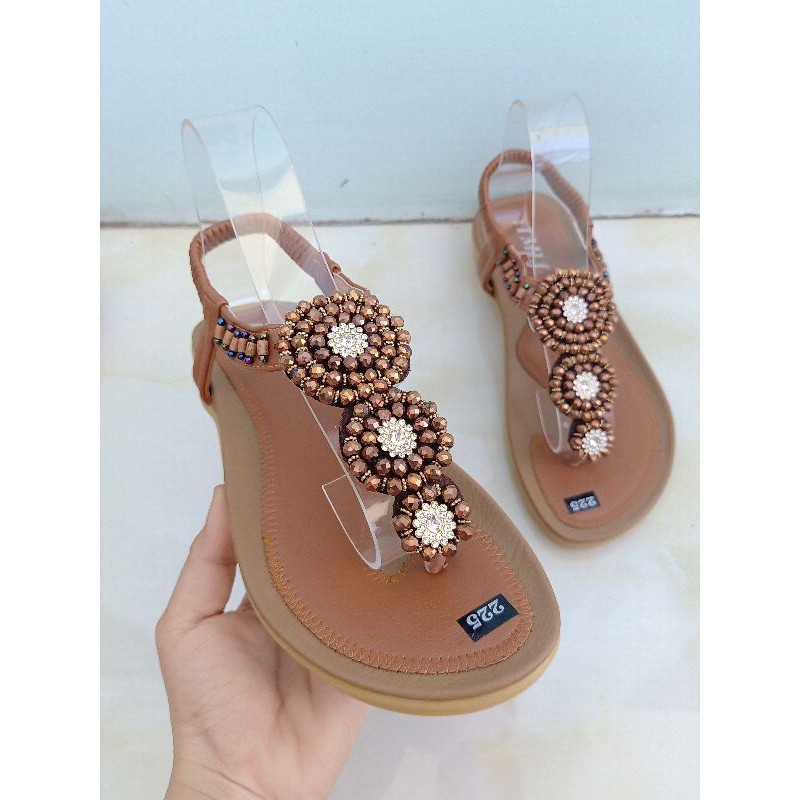 Sandal xỏ ngón MAILIAA quai đính đá dễ thương