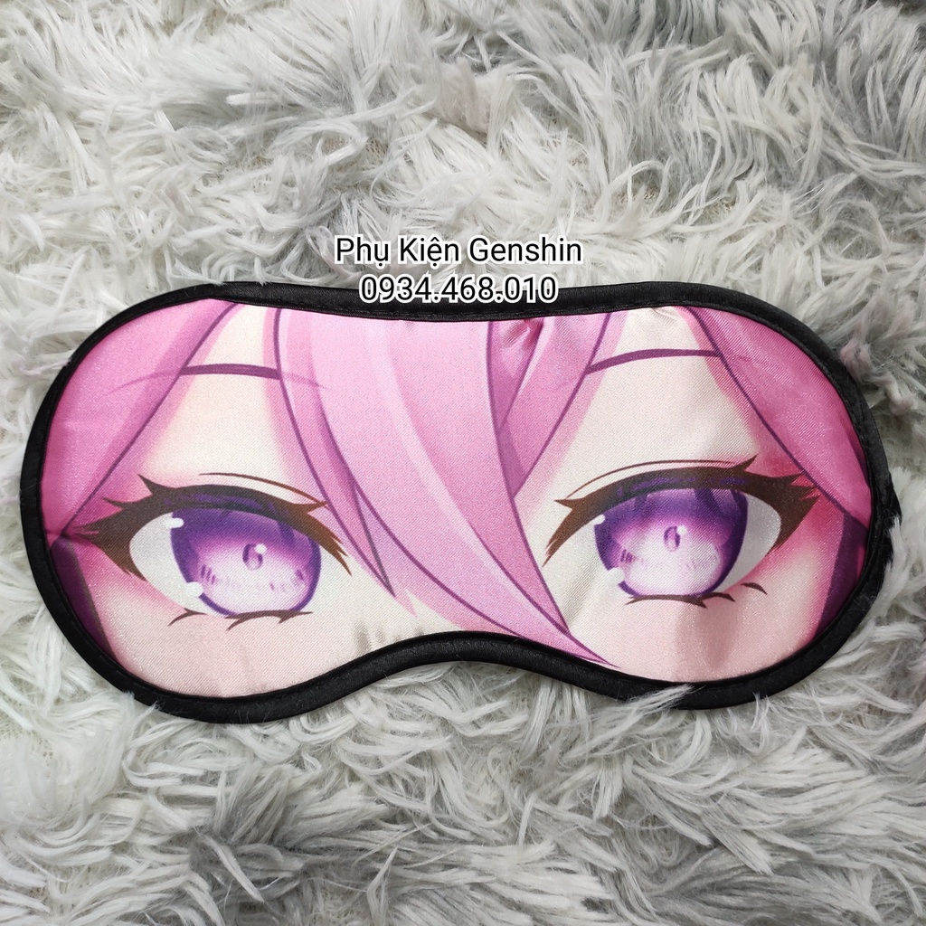 Bịt mắt ngủ Genshin Impact có kèm gel massage thư giãn