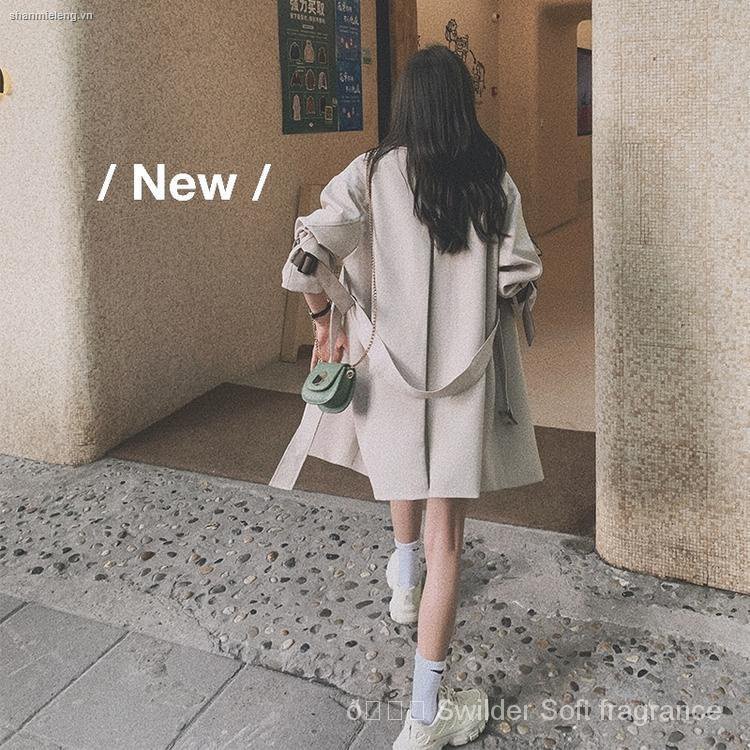 Áo khoác gió dáng rộng thời trang xuân thu phong cách Hàn Quốc mới 2021 8UJI | BigBuy360 - bigbuy360.vn