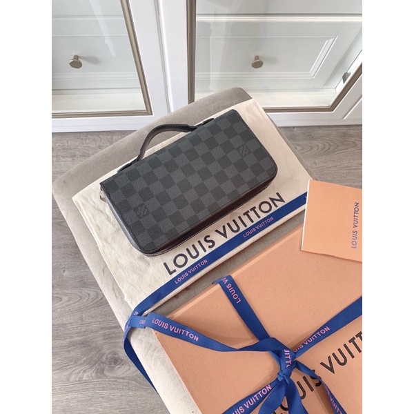 Ví CẦM TAY EO VÌ 2 NGĂN KHÓA KÉO FULL BOX❣️freship❣️ ví cầm tay nam nữ
