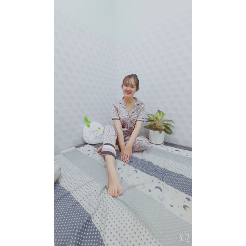 ĐỒ BỘ NỮ PIJAMA LỤA, QUẢNG CHÂU LOẠI I_ CHUẨN CHẤT CHUẨN FORM _FREESIZE<64KG_SIÊU ĐỈNH | BigBuy360 - bigbuy360.vn