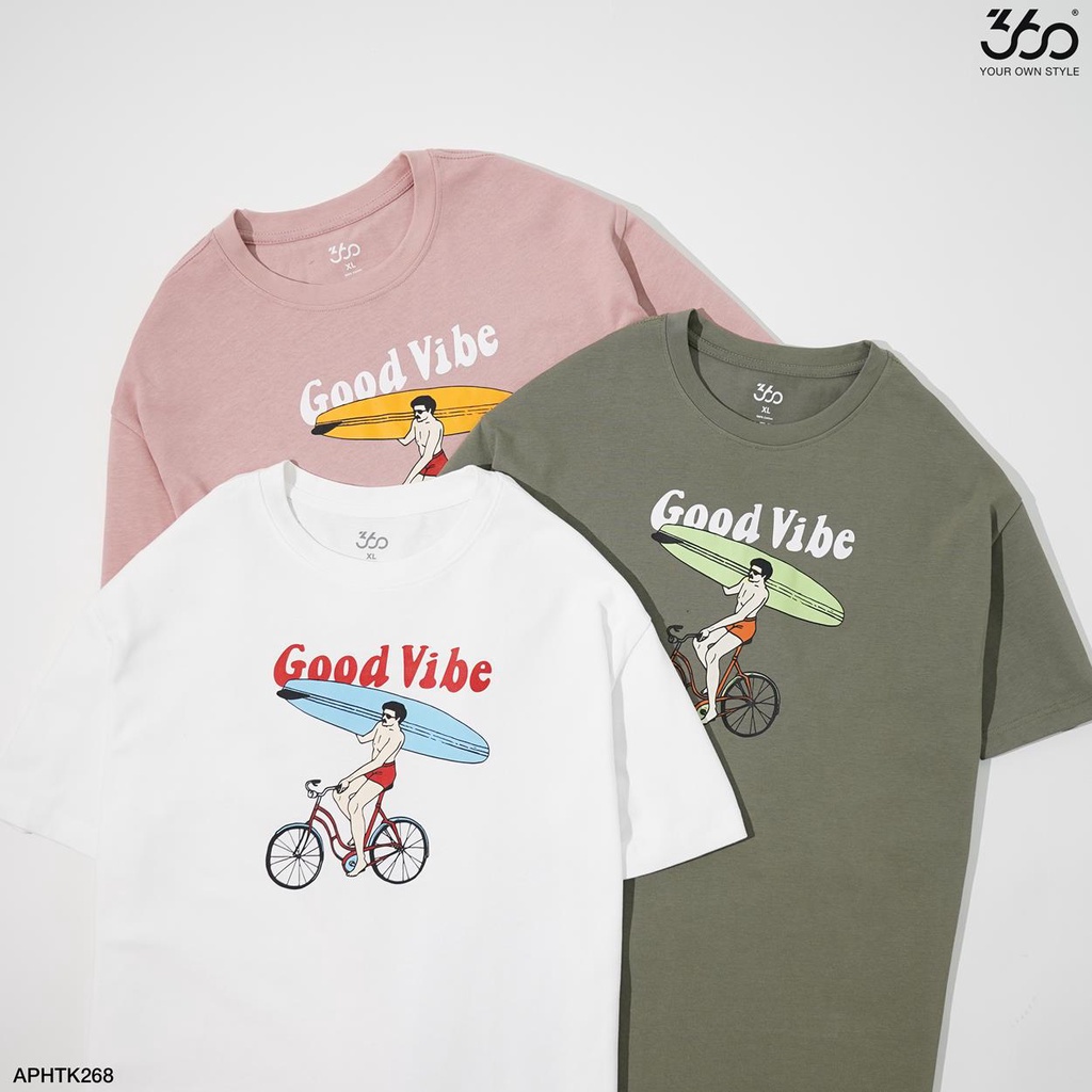 Áo thun không cổ cao cấp unisex local brand 360 Boutique - Made in Vietnam