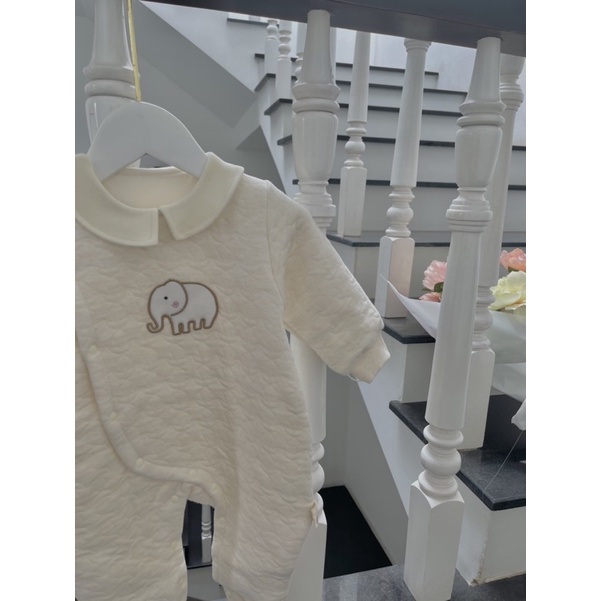 Suit ủ ấm cotton bông 2 lớp em bé