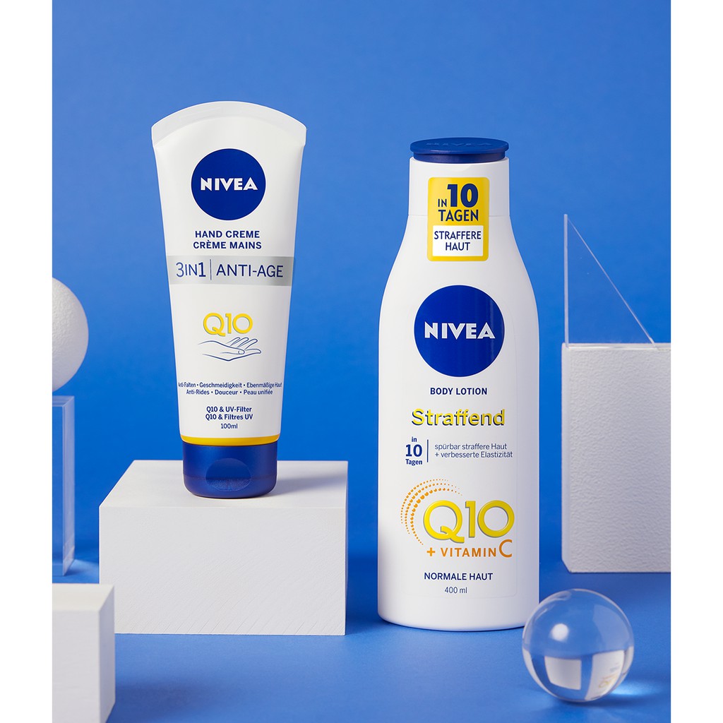 Kem dưỡng da tay chống lão hóa Nivea Q10 – Nội địa Đức