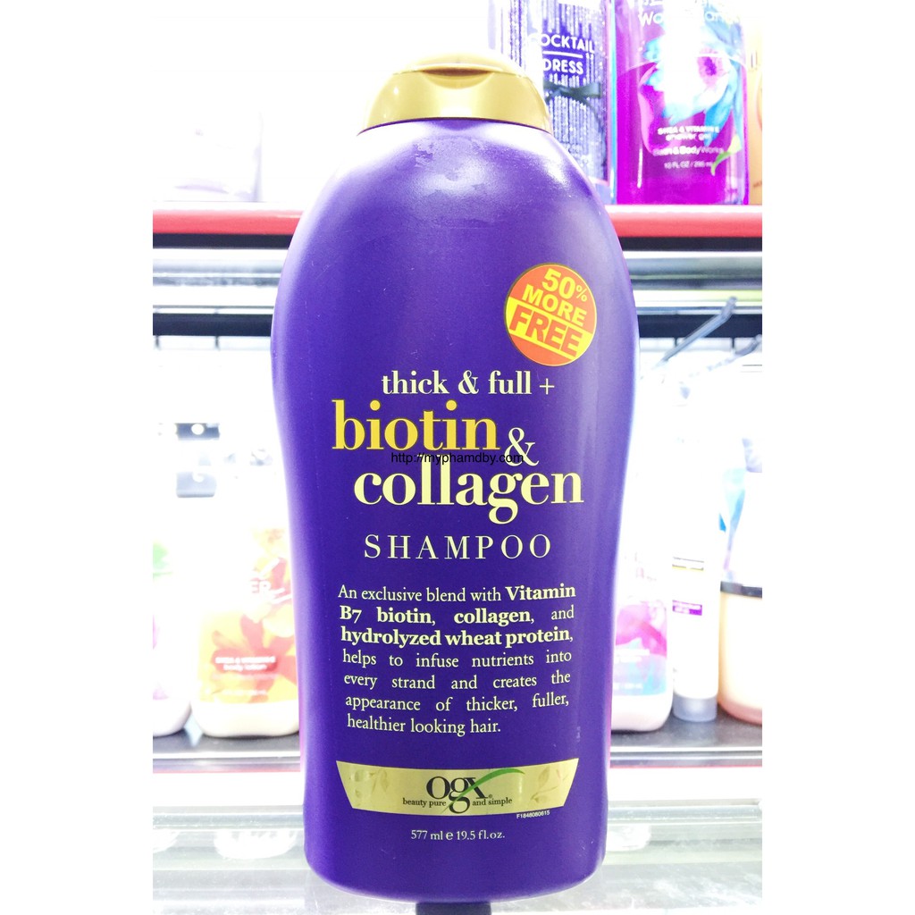 Dầu gội thick & full + biotin & collagen 577 ml - 19.5 fl oz