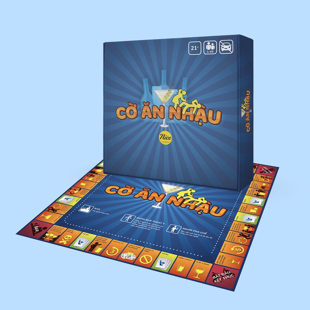 "CỜ ĂN NHẬU" - game gắn kết tình bạn bùng nổ cuộc vui ăn nhậu uống rượu bia