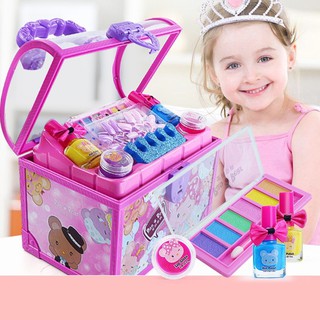 Combo Vali trang điểm thật và sơn móng tay đồ chơi cho bé