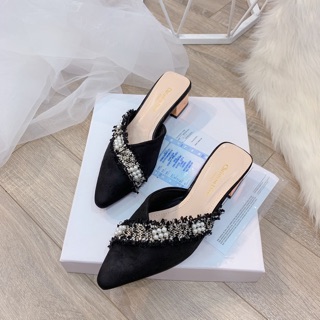 ] Sục dior vạt chéo phối ngọc fullbox