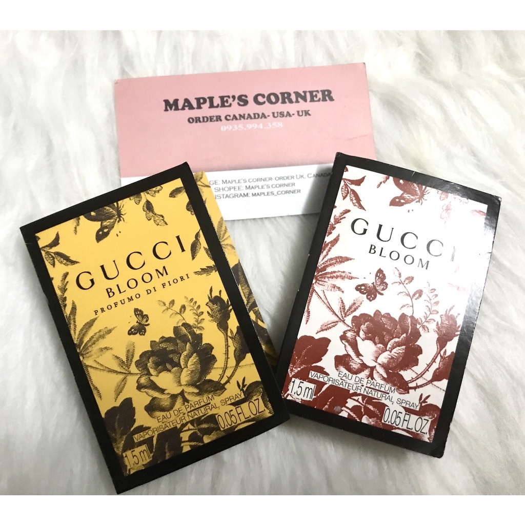 vial mẫu thử nước Hoa Nữ Gucci BLOOM