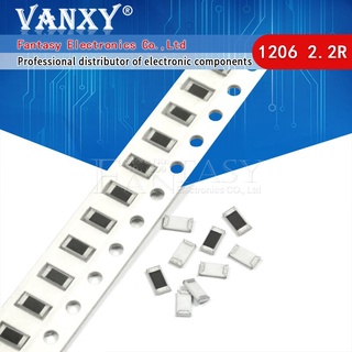 Set 100 điện trở 1206 SMD 1% 2.2 ohm 0.25W 1/4W 2.2R 2R2 chuyên dụng