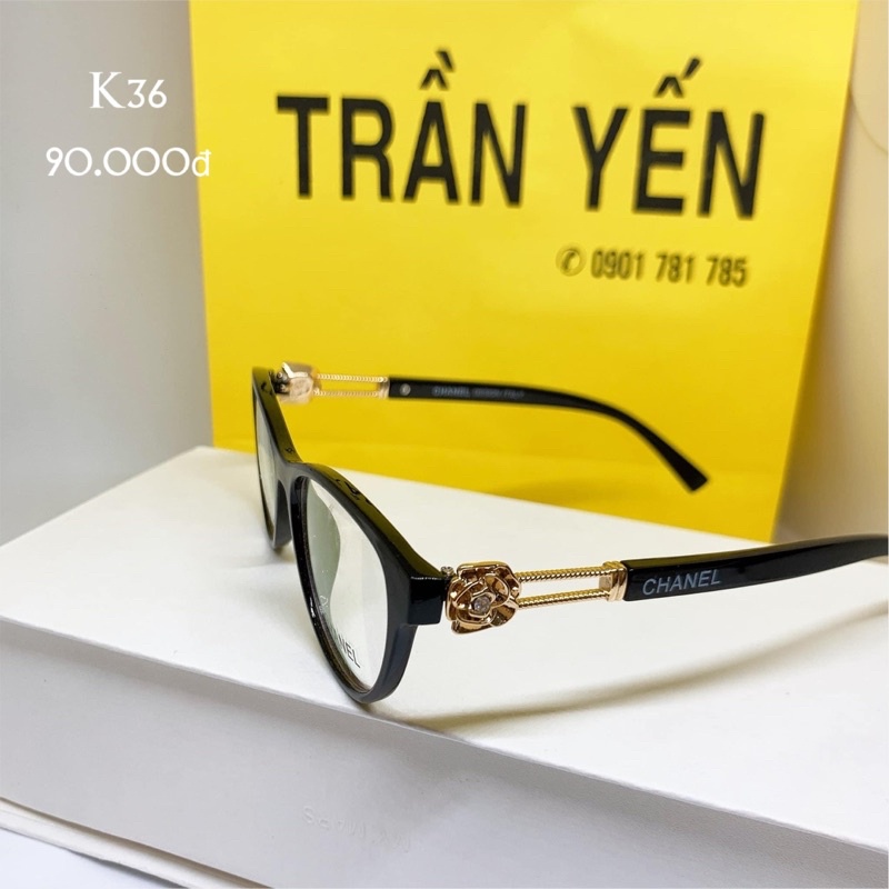 Kính mèo gọng hoa