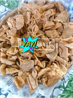 Bánh phồng chả cá chiên giòn