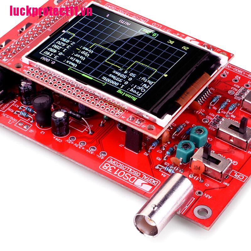 {CCC} New dso138 2.4" tft digital oscilloscope acrylic case diy kit smd soldered