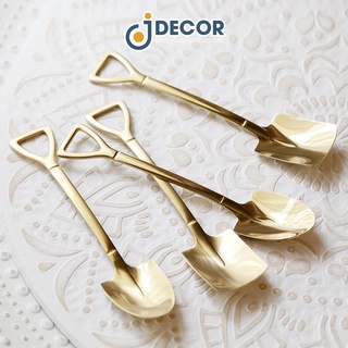 [1 BỘ 2 CÁI] MUỖNG INOX DÙNG ĐỒ UỐNG ĂN TRÁI CÂY