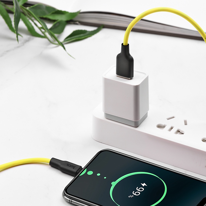 Dây cáp sạc nhanh HOCO. X21 Plus 3A thích hợp cho Samsung Xiao mi Macbook Android
