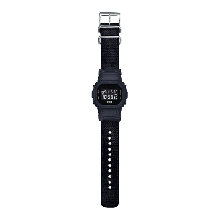 Đồng Hồ Casio Nam Dây Vải Chính Hãng GSHOCK DW-5600BBN-1DR