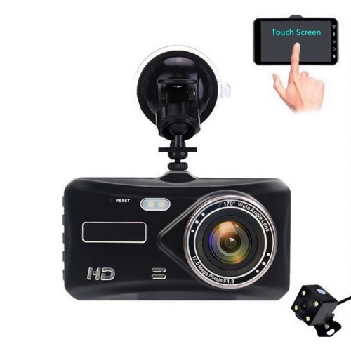 Camera hành trình ô tô X4 màn hình cảm ứng 4 inch ghi hình trước sau Full HD 1080p bảo hành 12 tháng