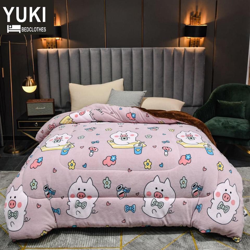 [Có Sẵn Nhận Ngay] Chăn Lông Cừu YUKI Hàng Về Đón Gió Mùa | BigBuy360 - bigbuy360.vn