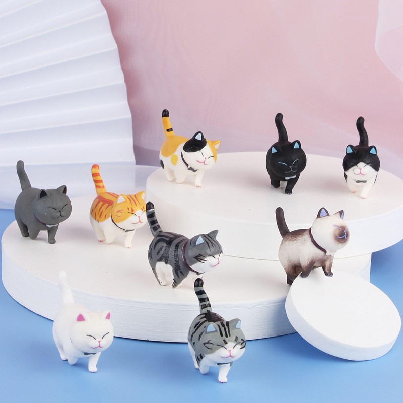 Mô hình Mèo Mew Mew Mini Set Bộ 18 Mèo